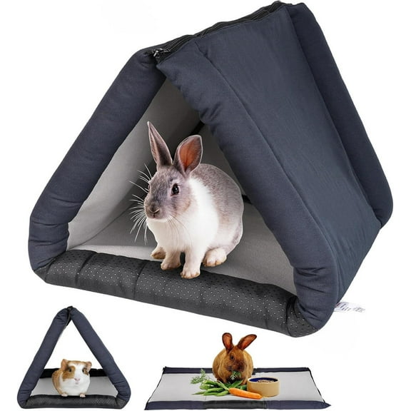 LUFTPETS Foldable Cat Cave Bed for Indoor Cats and Small Dogs, Anti-Slip & Water-Resistant Bottom, Kitten Tent, Rabbit Bed, Large Pet House & Furniture for Indoor Use