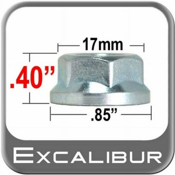 LUG NUT 10MM X 1.25 (17MM) 1.2" TALL