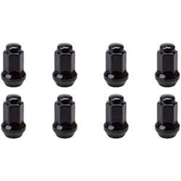 LUG NUT 10MM X 1.25 BLACK CONICAL (TAPERED)