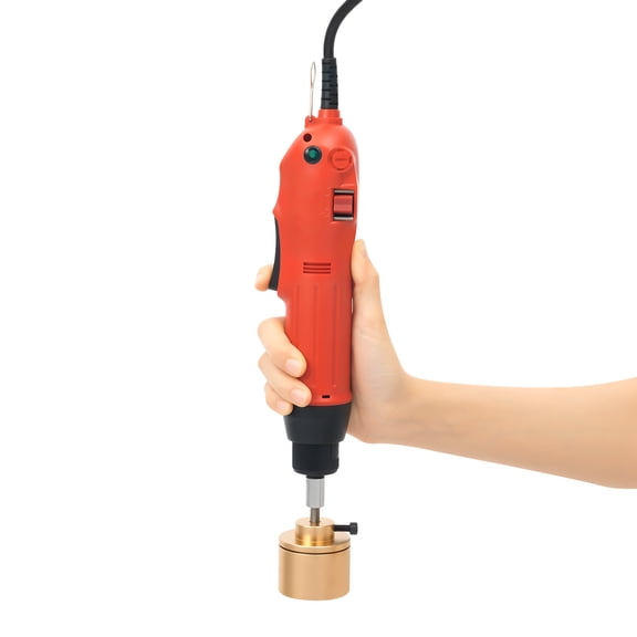 LUGBING Handheld Bottle Capper Electric Bottle Capping Machine Bottle Screwing Sealing Machine for 10-30mm Round Plastic Caps