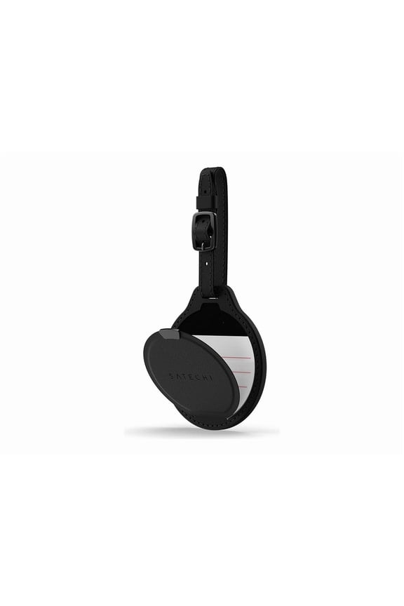 FindAll Smart Luggage Tag with Find My, TSA-Friendly, Airport Tracking, Left-Behind Alerts, Loud Audible Chime, Wireless Rechargeable, Works with iPhone, iPad, Mac  Black