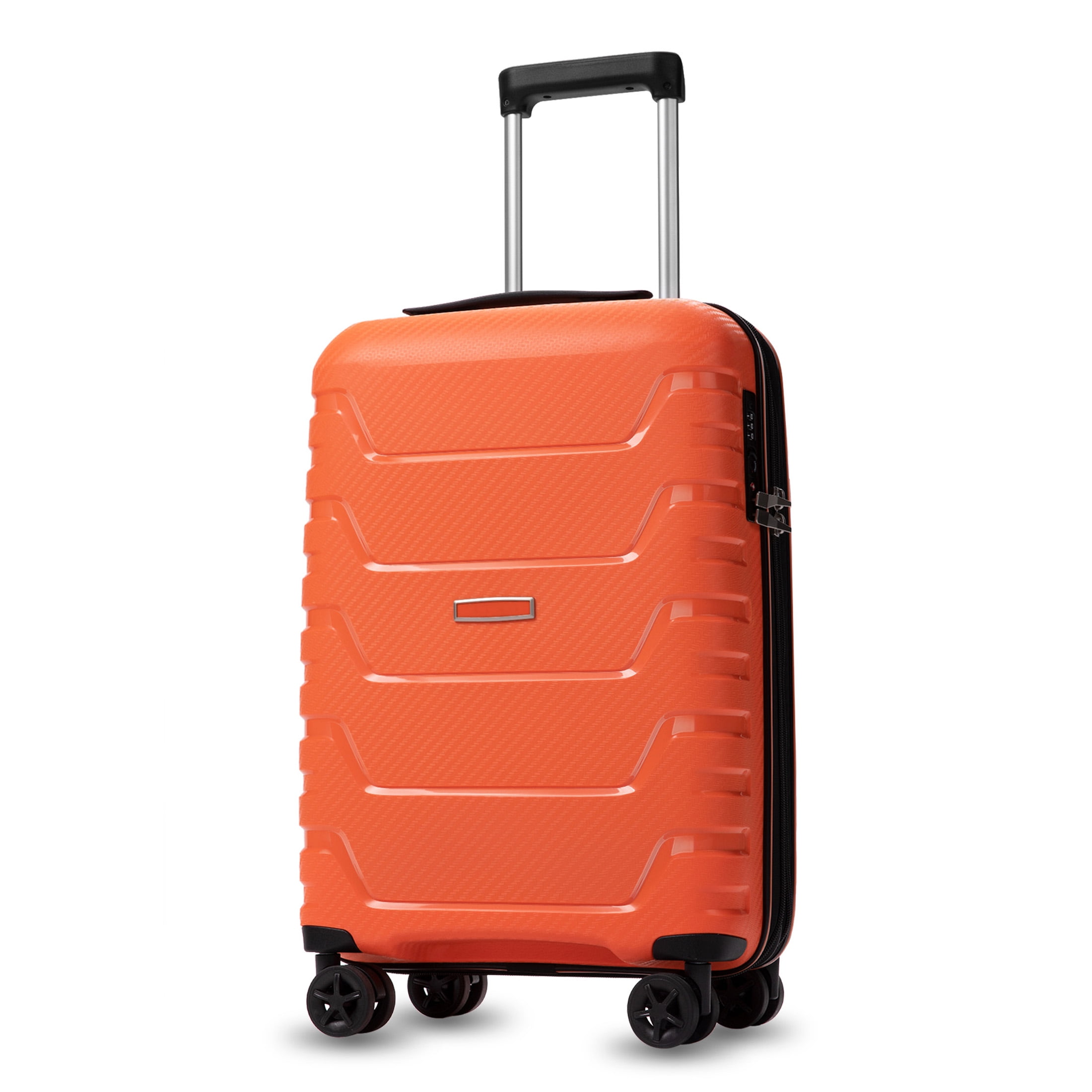 LUGGEX Carry on Luggage, Hardshell Expandable Suitcase with Wheels and