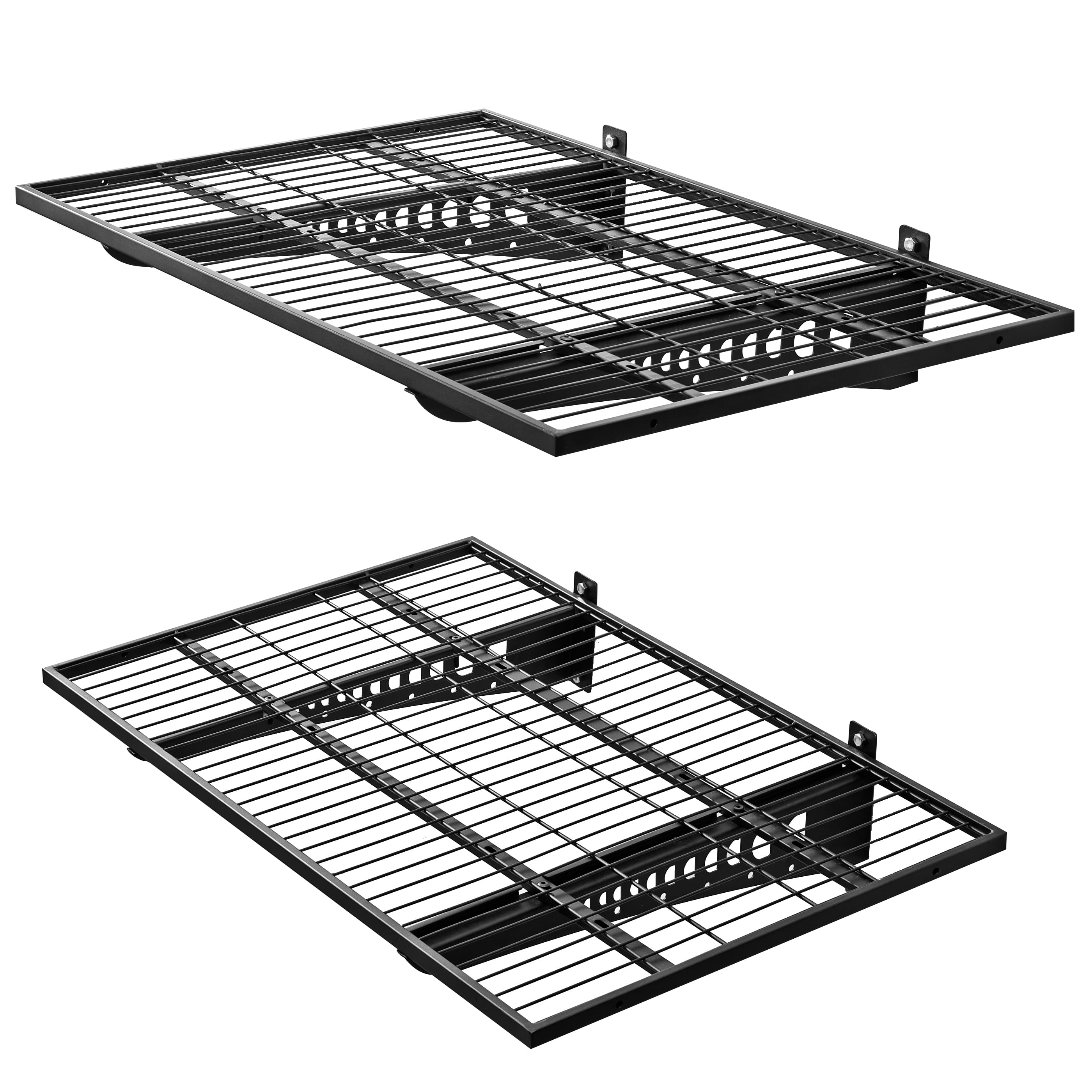 LUGO 2x3 FT Garage Wall Shelves, 2 Pack, Black