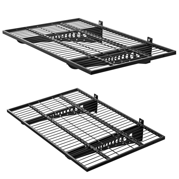 LUGO 2x3 FT Garage Wall Shelves, 2 Pack, Black