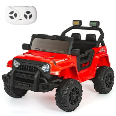 LUIBAS 12 Volt Kids Ride on Car for Toddlers, Battery Powered Ride on Electric Vehicles Ride On Toy Car with Remote Control, Bluetooth Electric Car Best Gift for Boys Girls 3-5 Ages, Red