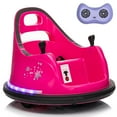 thumbnail image 1 of LUIBAS 12V Toddlers Ride-on Bumper Car, Baby Electric Ride on Toy Car with Remote Control, 360° Spin Gift for 1.5-6 Years Boys and Girls, Rose Pink, 1 of 6