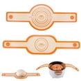 thumbnail image 1 of Luiisis 2 Pack Sourdough Bread Sling Set - Oval & Round Non-Stick Silicone Mat for Dutch Oven, Reusable with Long Handle for Easy Transfer, 1 of 7