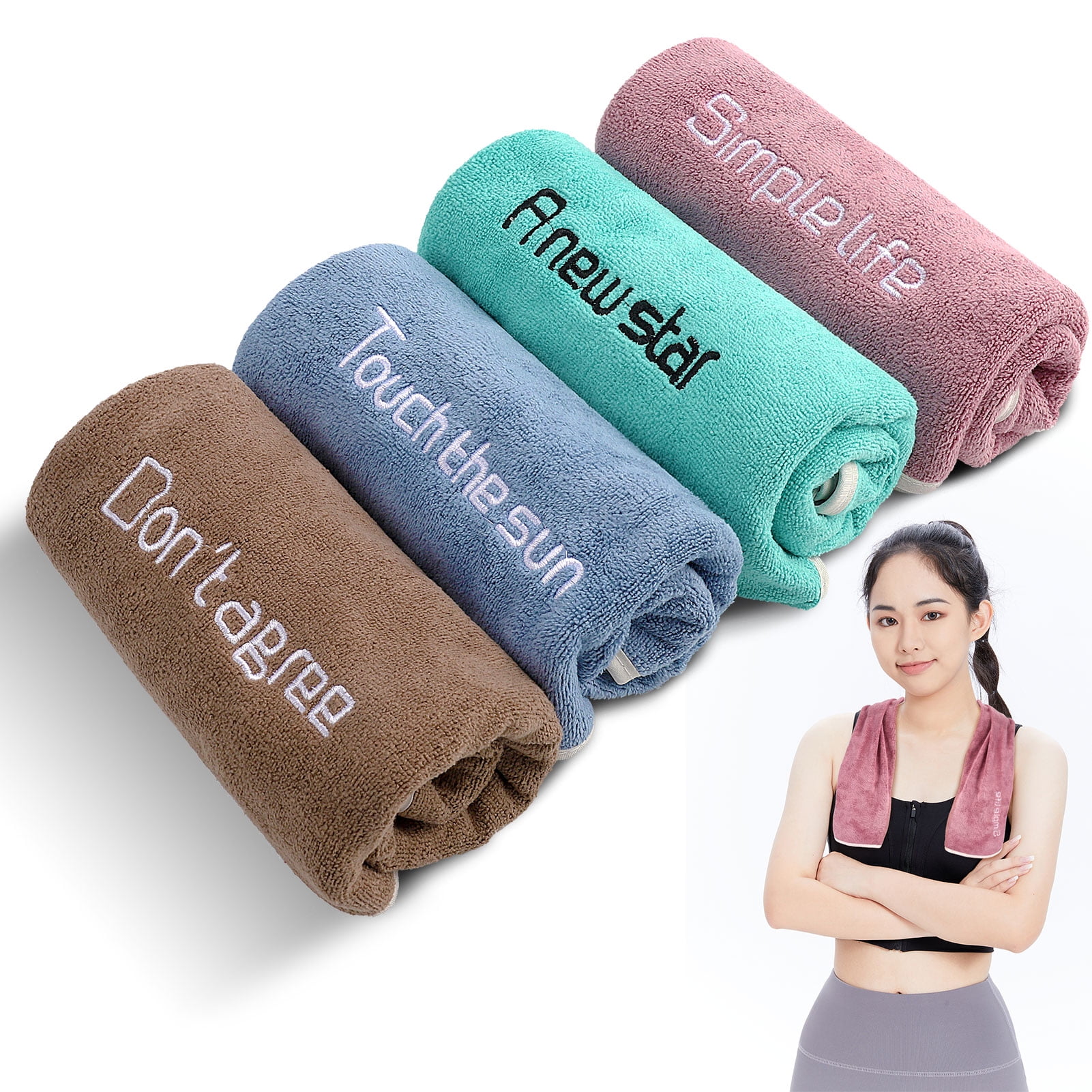 10 Pack Yoga Mat Towels Bulk 72 X 26 Inches Hot Yoga Towel Non Slip Long  Yoga To