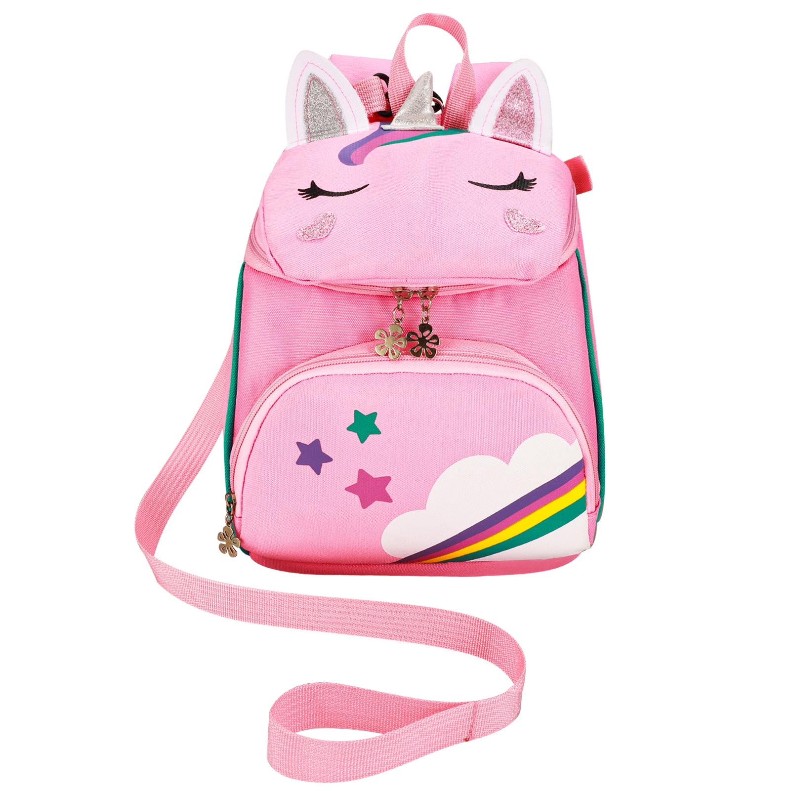 LUIISIS Kids Backpack with Chest Strap, Grils School Bag with AntiLost