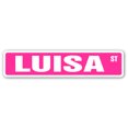 thumbnail image 1 of LUISA Street Sign Childrens Name Room Sign | Indoor/Outdoor |  36" Wide, 1 of 5