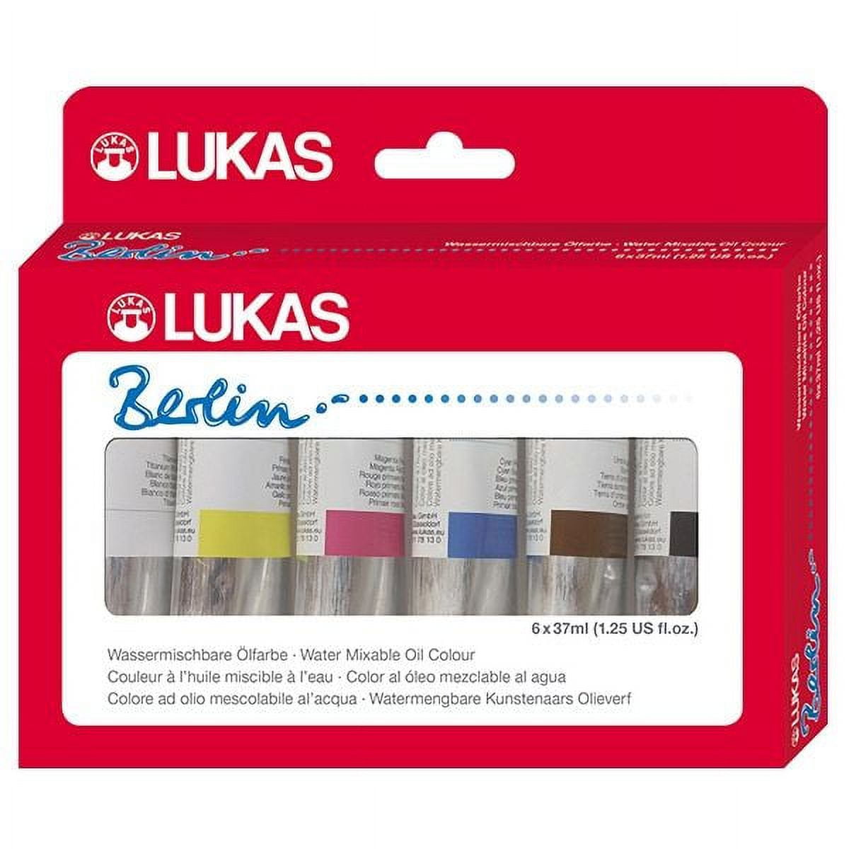 LUKAS Berlin PRO Artists WaterMixable Oil Color Set Lightfast
