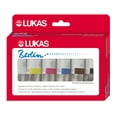 thumbnail image 1 of LUKAS Berlin PRO Artists Water-Mixable Oil Color Set - Lightfast Pigments, Smooth, Linseed & Sunflower Oil Binder - Set of 6 Assorted Colors Tubes (37ml/1.25oz), 1 of 6