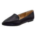 thumbnail image 1 of LULEX Ballet Flats for Women Pointed Toe Comfortable Slip On Flats Shoes Black Size 10W US, 1 of 4