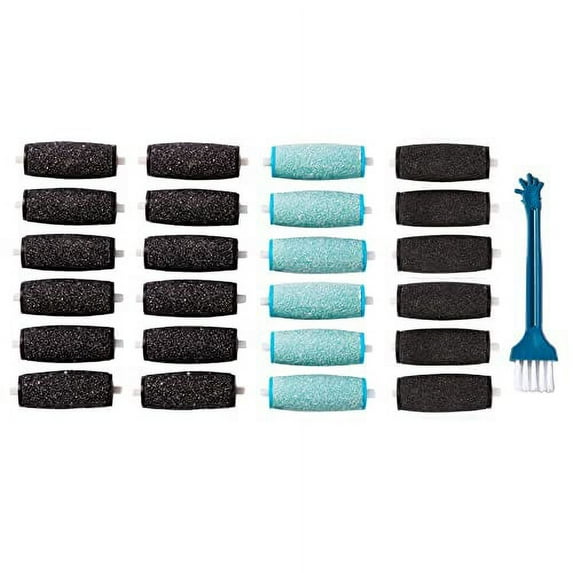 LULUKO 24PCs Pedicure Refill Rollers Compatible with Amope Pedi Perfect