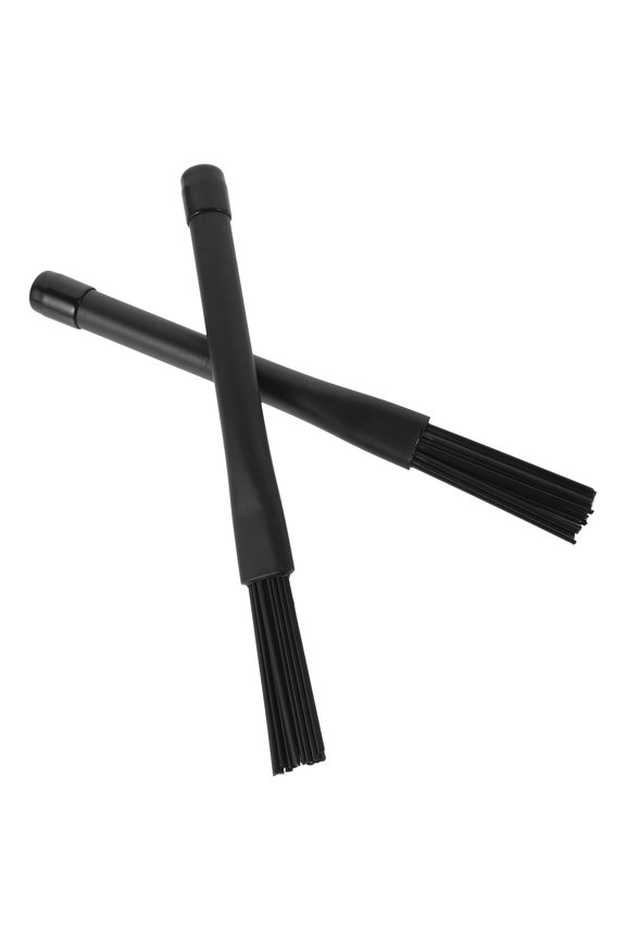 1Pair Jazz Drum Brush with Handle Black Nylon Retractable for Instrument Accessories