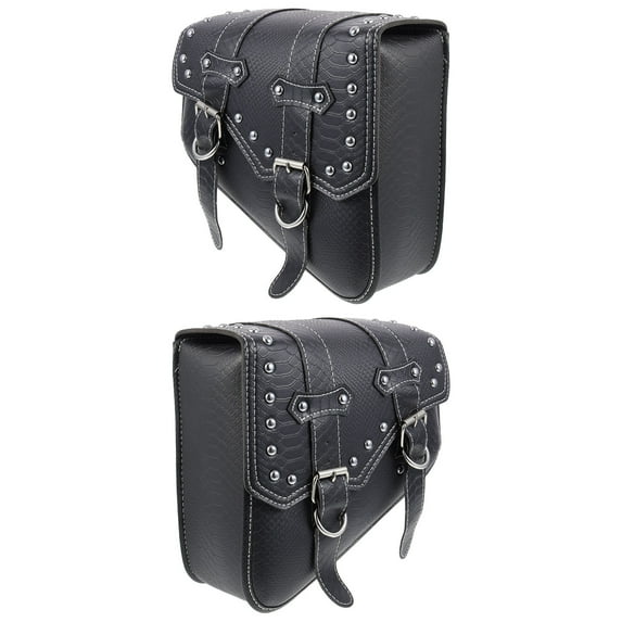 LULULION Convenient Motorcycle Bag Black for Outdoor Activities 1 Pair