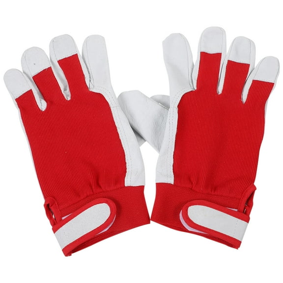 LULULION Puncture-Resistant Gardening Gloves Hogskin 1 Pair