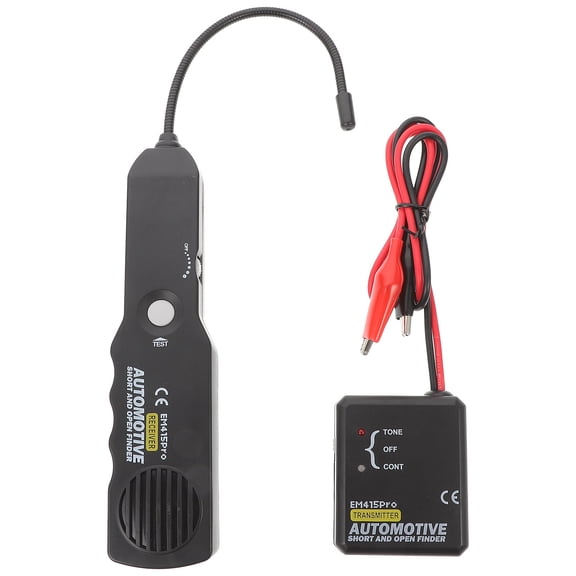 LULULION Professional Car Wire Tracer Electrical Circuit Finder with Flexible Probes Black ABS Material