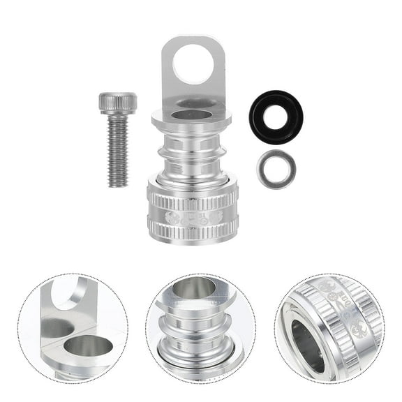 LULULION Cycling Seat Clamps Quick Release Buckle Aluminum Alloy 1 Set