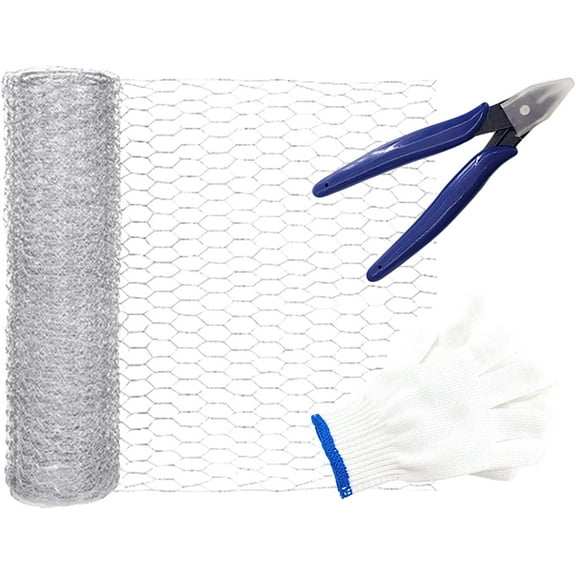 LULULION 1 Set Mesh Garden Netting Silver Galvanized Material for Gardeners