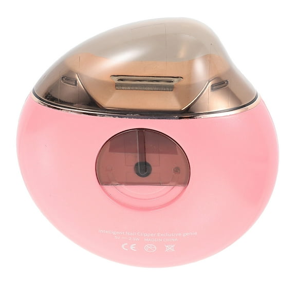 LULULION 1Set Electric Nail Trimmer Kit Pink Lightweight Portable Nail Care Tools for Home