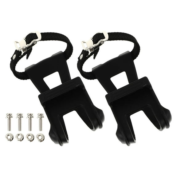 LULULION 1 Set Replaceable Cycling Toe Cage Gym Cycle Footrest Clips for Cyclists