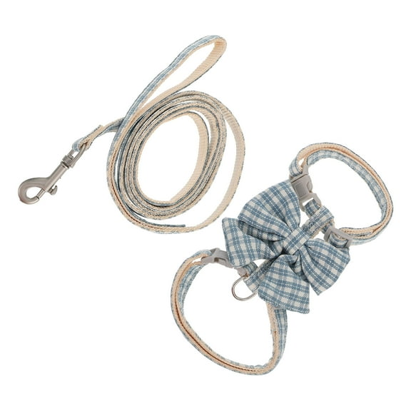 LULULION Adjustable Harness and Leash Set for Outdoor Walking Polyester Material Comfortable Fit