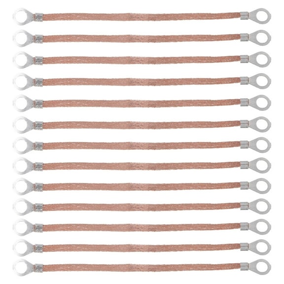 LULULION Ground Cable Copper Braid Wire for Home Shielding and Grounding 100Pcs