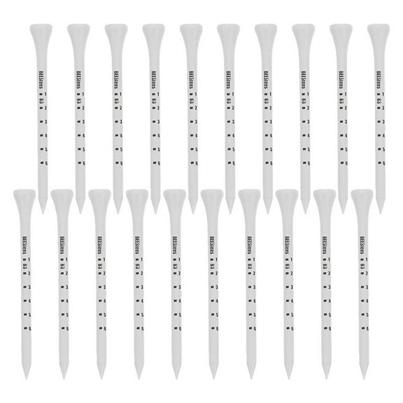 LULULION Golf Supplies Small Golf Tees Silver 100Pcs