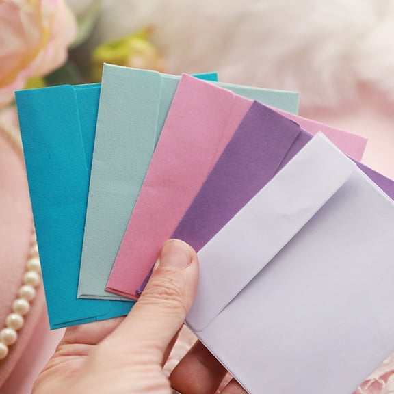 LULULION 100Pcs Elegant Assorted Color Envelopes for Personal and Business Correspondence