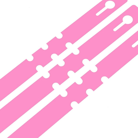 LULULION Waterproof Garden Labels Plant Tree Tags Pink PVC 100pcs Easily Cleaned Hanging Tags