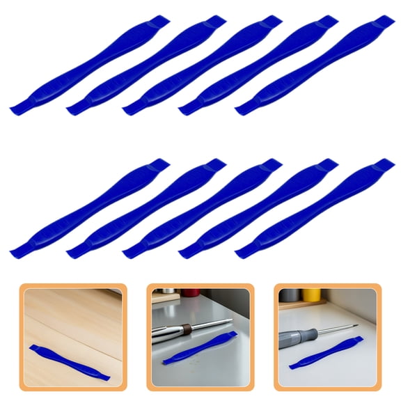LULULION 10Pcs Blue Plastic Pry Tools Phone Opening Kit Durable Precision Bars for Mobile Repair