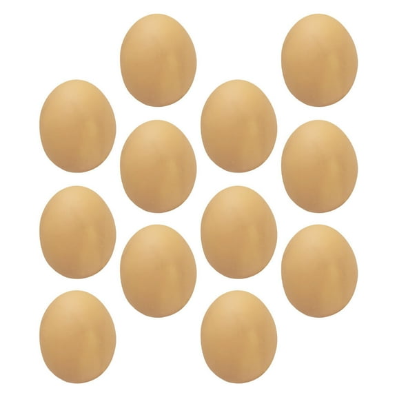 LULULION 12Pcs Dog Squeaky Egg Toys Vinyl Intelligence-improving for Daily Use