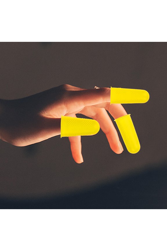 Fingertip Protector Silicone Finger Sleeve Anti Slip For Crafting 12