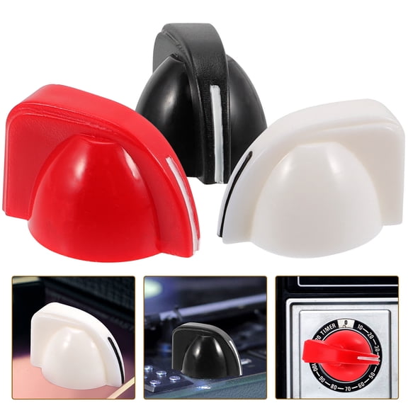 LULULION 12Pcs Guitar Volume Control Knob Accessory for Electric Bass and Amplifier Assorted Color