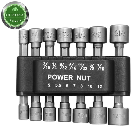 LULULION 14Pcs Hex Socket Screwdriver Bits Tools Chrome-Vanadium Steel for Mechanical Repairs