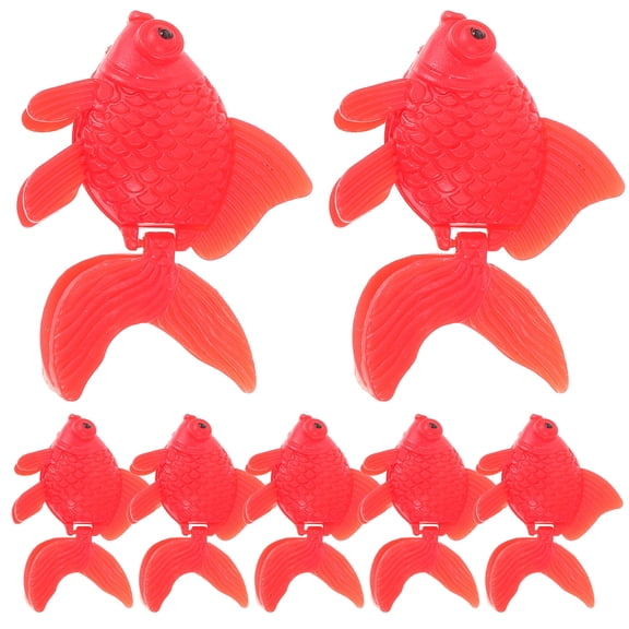 LULULION Simulation Fake Fish Aquarium Decor Figurines Plastic 15Pcs