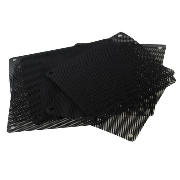 LULULION 15Pcs Black Dust Filters for 120Mm Pc Cooler Fans Protect Computer Components and Reduce Noise