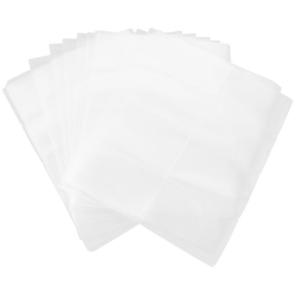 LULULION 160Pcs Clear Credit Card Sleeves PVC Holder for Trading Access and Identification Cards