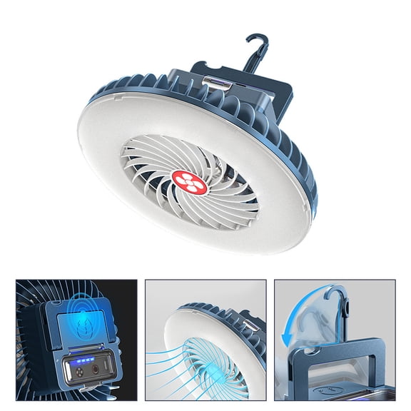 LULULION Rechargeable Multi-Function Tent Light with High Brightness and Portable Hook for Camping