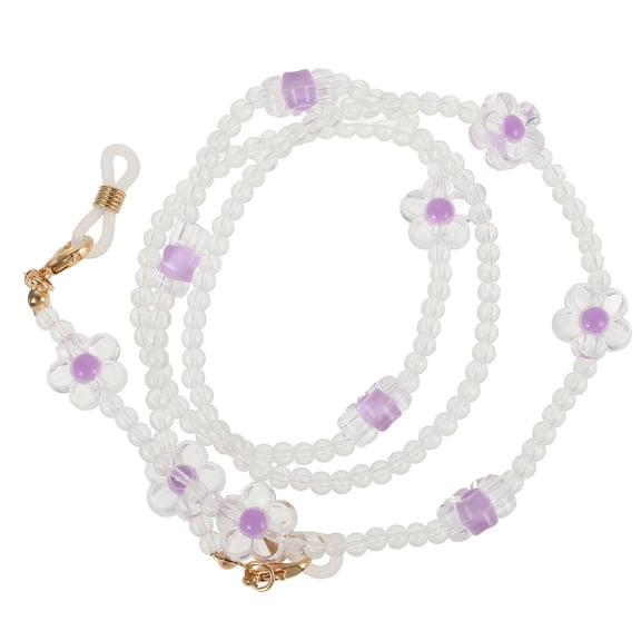 LULULION Back to School Spectacles Chain Necklace Floret Silica Gel 1Pc