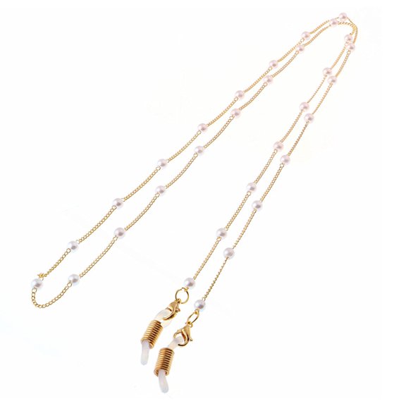 LULULION 1Pc Golden Eyewear Strap Electroplated Anti Lost Eyeglass Accessory