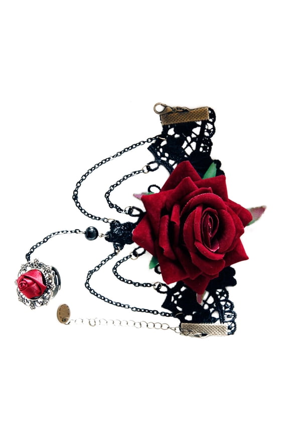 vintage bracelet lace 1Set elegant wrist decoration for women wedding party