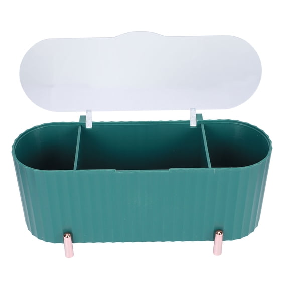 LULULION 1Pcs Makeup Accessory Box Rectangular Green for Organizing Cosmetics Accessories