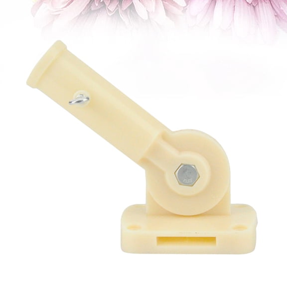 LULULION 1Pc Plastic Pole Bracket Light Yellow for Stable Flagpole Mount Outdoor Display