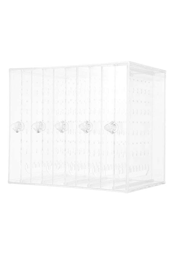 1Pc Clear Earring Jewelry Tower with Hanging Accessories Display and Drawer Storage