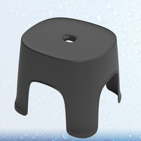 LULULION 1Pc Plastic Non Slip Step Stool Small Stool for Bathroom and Kitchen