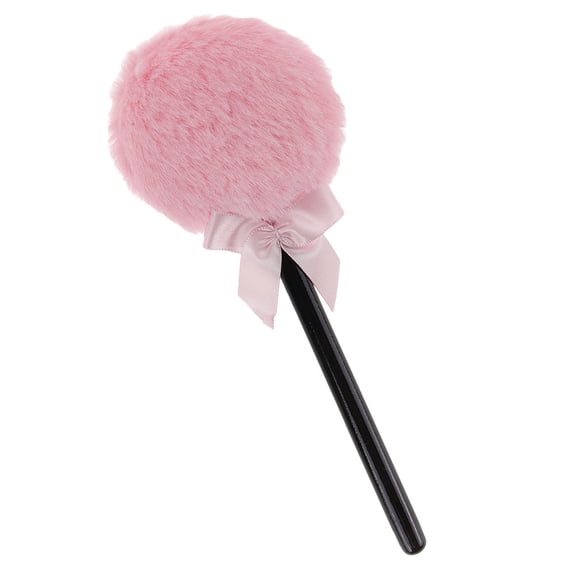 LULULION Setting Powder Brush Lollipop Shaped Powder Puff Plush 1Set