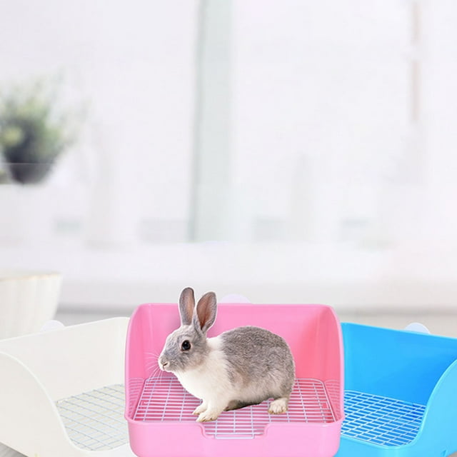 LULULION Bunny Potty Training Rabbit Litter Box Pink 1Pcs - Walmart ...