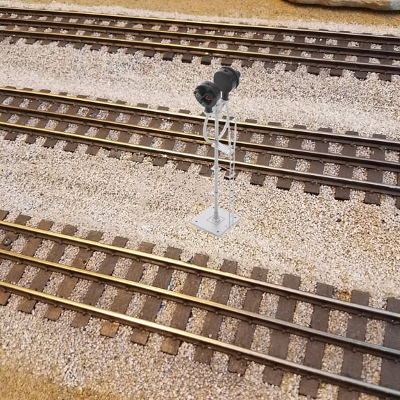 LULULION Miniature Train Signal Lights for DIY Decoration Plastic and Stainless Steel Multi Color Model Accessories 1:87 Size